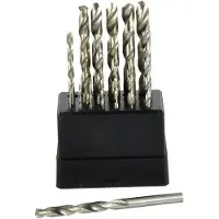 GEKO Forets pour métal, jeu de 19, 1-10 mm, 0,5 mm chacun (1.0-10 mm)