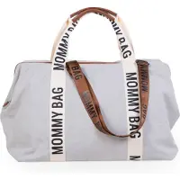 Childhome Sac à Langer Childhome Mommy Bag Signature Canvas Ecru