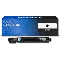 PrintAbout Toner compatible pour Canon C-EXV 49 BK - Noir
