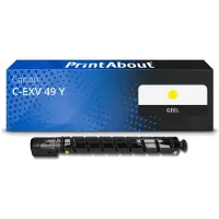 PrintAbout Toner compatible pour Canon C-EXV 49 Y - Jaune