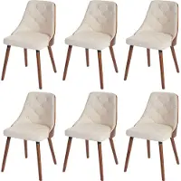 Mendler Chaise de salle à manger -A75 (lot de 6)
