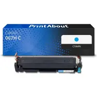 PrintAbout Toner compatible pour Canon 067H C - Cyan - Grande capacité