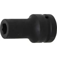 Bgs Douille à choc, six pans, longue 25 mm (1") 17 mm (17 mm)