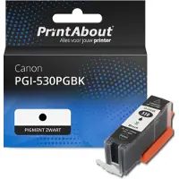 PrintAbout Cartouche compatible pour Canon PGI-530PGBK - Noir pigmentaire