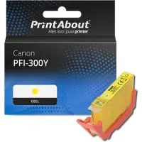 PrintAbout Cartouche compatible pour Canon PFI-300Y - Jaune