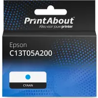 PrintAbout Cartouche compatible pour Epson C13T05A200 - Cyan - Grande capacité