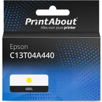 PrintAbout Cartouche compatible pour Epson C13T04A440 - Jaune - Très grande capacité