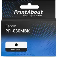 PrintAbout Cartouche compatible pour Canon PFI-030MBK - Noir mat