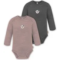 Normani Barboteuse / body 'Auckland' marron chiné / gris foncé