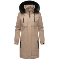 NAVAHOO Manteau d’hiver 'Kaltwetterretter 14' beige