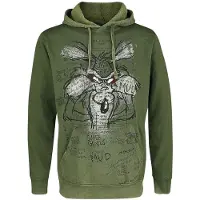 Looney Tunes Sweat-shirt à capuche de - Coyote - Genius - S - XXL - pour Homme - vert - Taille XXL
