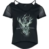 Harry Potter T-Shirt Manches courtes de - Expecto Patronum - S - XXL - pour Femme - noir - Taille XXL