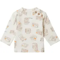 Noppies T-Shirt 'Baxton' beige / noisette / vert pastel / orange