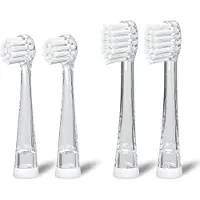 Seago Brosses à dents Youha - Têtes de brosse à dents pour bébés et enfants - Douces et sûres - Têtes de brosse de rechange - 4 pièces par paquet