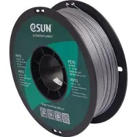 Esun Petg (PETG, 1.75 mm, 1000 g), Filament 3D, Argent, Gris