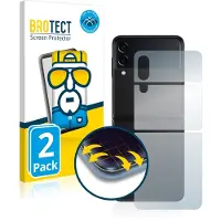 BROTECT Full-Cover Protection (2 pcs, Samsung Galaxy Z Flip3), Téléphone portable : film de protection, Transparent