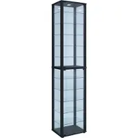 VCM Bois verre vitrine de collection vitrine de verre vitrine de stand vitrine Kavisa XXL Bois verre vitrine de collection vitrine de verre vitrine de stand vitrine Kavisa XXL
