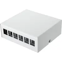 Renkforce Boîtier de point de consolidation 6 ports pour modules Keystone Non équipé Non équipé