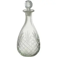 J-Line Bouteille faune verre transparent small