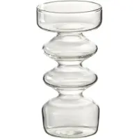 J-Line Vase luna verre transparent small