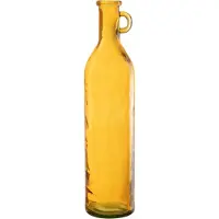 J-Line Vase bouteuille cylindre ocre
