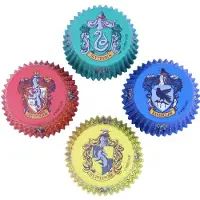 Pme cupcakes avec papier aluminium - Harry Potter - Poudlard - 60pcs Matériau : Papier sulfurisé, Couleur : Bleu, Couleur : Vert, Couleur : Rouge, Couleur : Jaune, Nombre de pièces: : 60