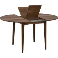 Skye Decor , Vina 139 - Walnut, table de salle à manger, noyer, 100 x 75 x 100 cm
