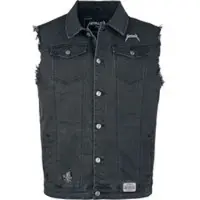 Metallica Veste Sans Manches de - EMP Signature Collection - M - 3XL - pour Homme - noir - Taille XL