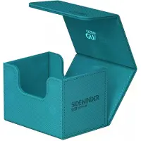 Ultimate Guard Boîte pour cartes à collectionner Sidewinder XenoSkin 100+ Monocolor Bleu Pétrole