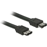 DeLOCK Câble eSATA 3 Gb/s mâle > eSATA mâle 1 m noir -