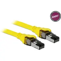 DeLOCK - Câble réseau - RJ-45 (M) à RJ-45 (M) - 5,0m - SFTP, PiMF - CAT 8,1 - sans halogène, sans crochet, torsadé - jaune (86585)