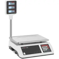 Steinberg Systems Balance de contrôle - 15 kg / 2 g - 31 x 21 cm - 6 écrans LCD sur trépied