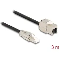 DeLOCK Kabel RJ45 Stecker zu Keystone Modul RJ45 Buchse 3m