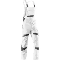 Kuebler Activiq Latzhose Weiss/Anthrazit 64