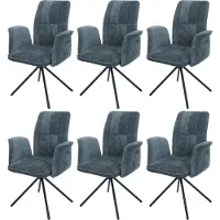 Mendler Chaise de salle à manger -N99 (lot de 6)
