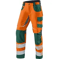 Kübler Reflectiq Sommerhose Psa 2 Warnorange/Moosgrün 50