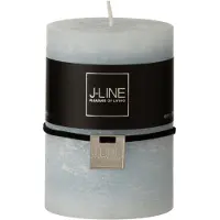 J-Line Bougie cylindrique bleu clair m 39h
