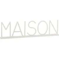 J-Line Maison metal blanc