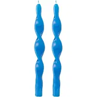 J-Line Boite 2 bougies torsade bleu small-35