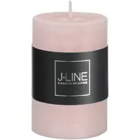 J-Line Bougie cylind rose poudre s18h