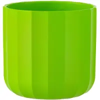 J-Line Cachepot summer ceramique vert medium