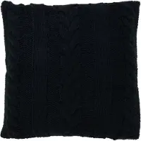 J-Line Coussin twist poly noir