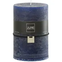 J-Line Bougie cylindrique bleu fonce extra large 95h