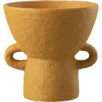 J-Line Vase zenia ceramique ocre large