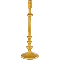 J-Line Chandelier classique aluminium ochre l