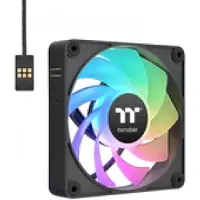 Thermaltake CL-F193-PL14SW-A. Type : Ventilateur, Diamètre du ventilateur : 14 cm, Débit d'air maximal : 94,5 cfm, Type de palier : Hydraulique. Couleur du produit : noir