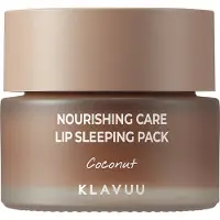 KLAVUU , Soin Nourrissant, Masque de Nuit pour les Lèvres, Noix de Coco, 0,70 oz (20 g)