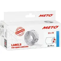 Meto Étiquettes de prix 30007361 Permanent Largeur de l'étiquette : 32 mm Hauteur de l'étiquette : 19 mm