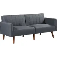 En.casa Canapé-lit 'Malå' avec fonction couchage 175x70x72 cm Gris