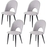 MCW Chaise de salle à manger -D73 (lot de 4)